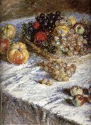 Claude Monet Pears and grapes oil painting on canvas